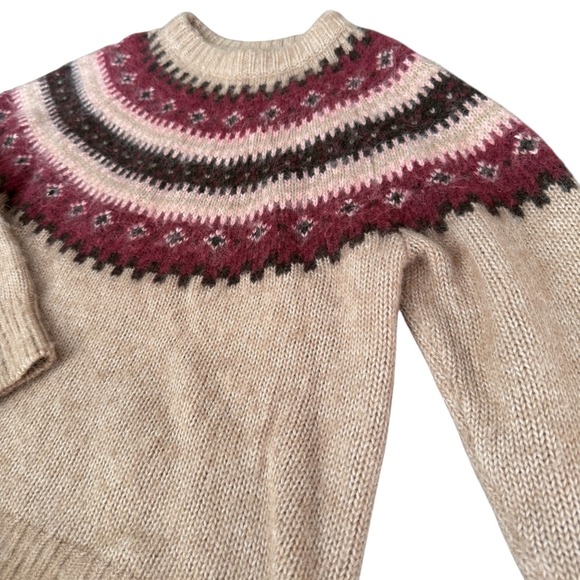 Madewell fair aisle, alpaca blend sweater small - Picture 5 of 10